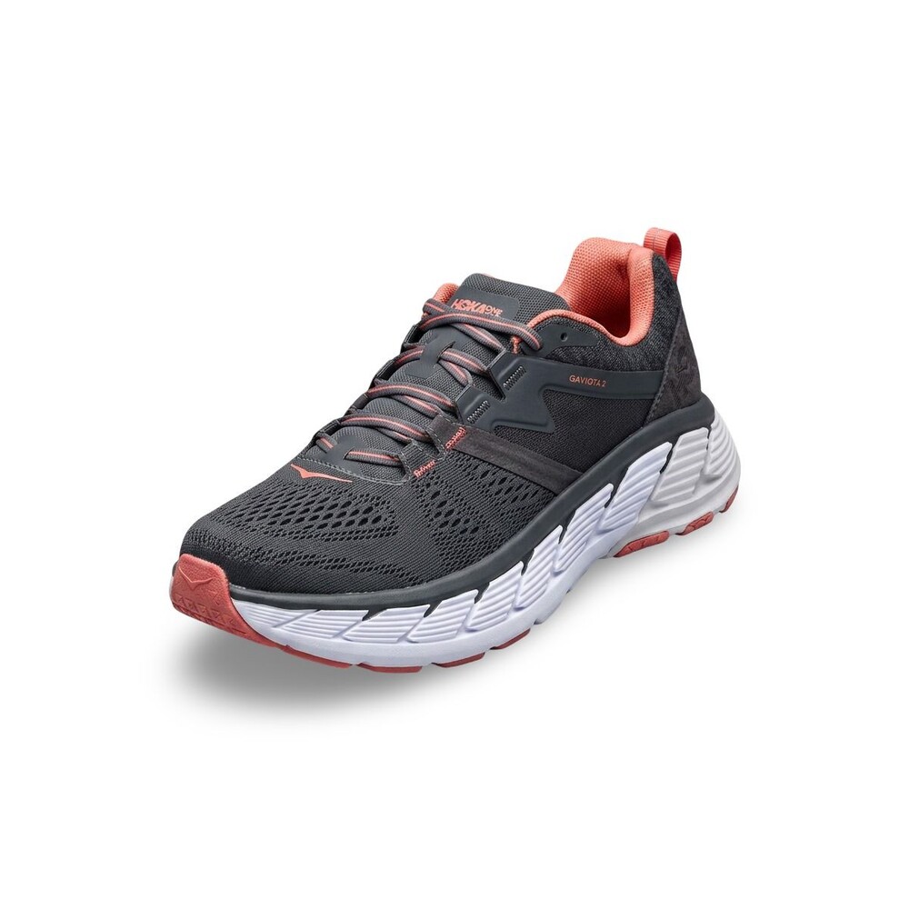 Hoka One One Women's 9.5 Gaviota 2 DSLN Gray Pink Running Shoes Sneakers 1099630